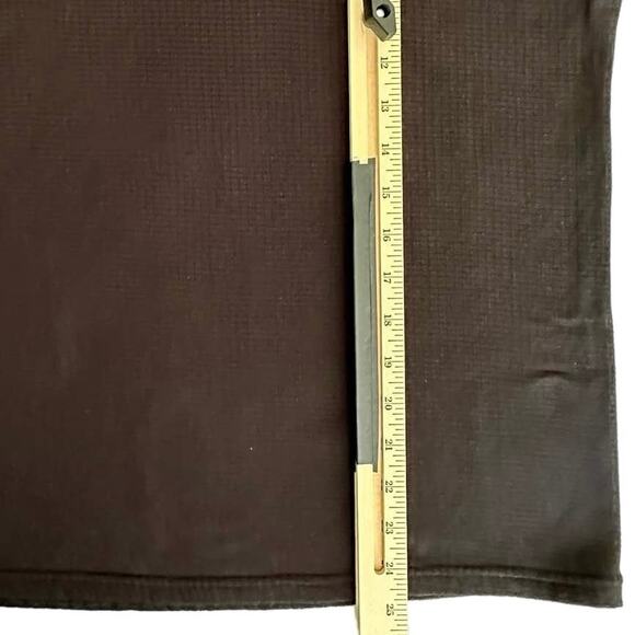 Weatherproof Mens Sweater Size XL Black Waffle Knit 1/4 Zip Pullover - Picture 7 of 7